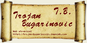 Trojan Bugarinović vizit kartica